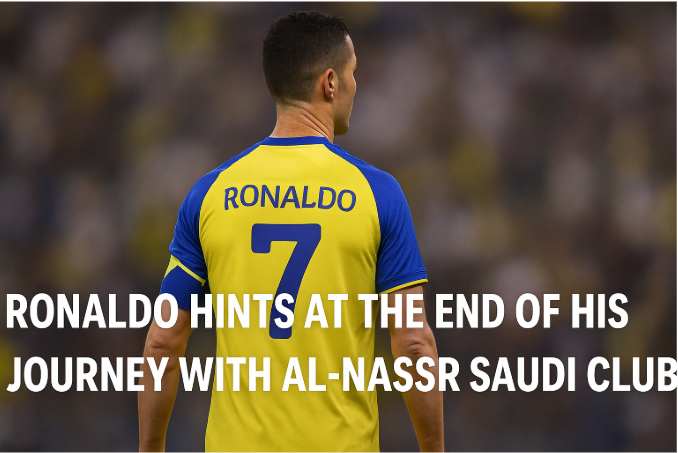 رونالدو يلمّح إلى نهاية رحلته مع نادي النصر السعودي